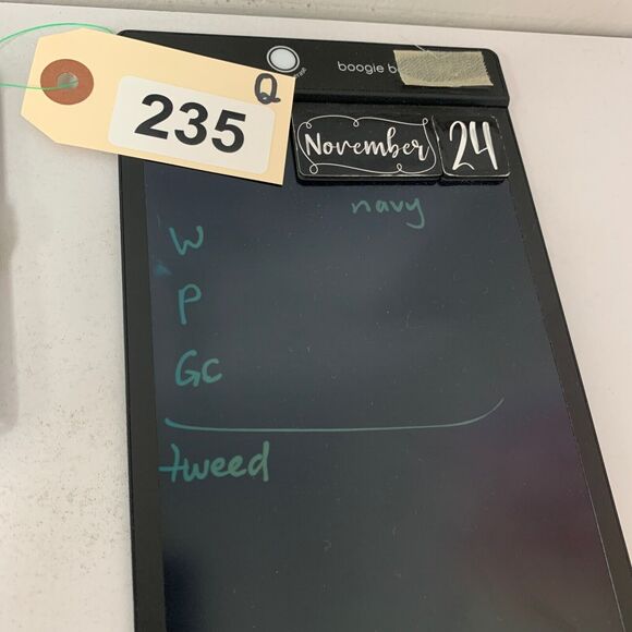 Eileen Fisher Blazer Womens Medium Navy Cotton Linen Blend Tweed Snap Buttons - Picture 10 of 11